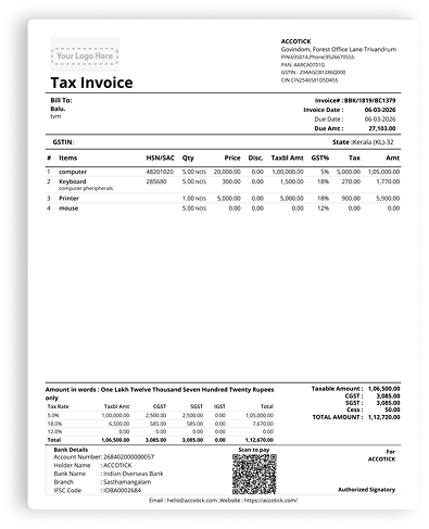 Tax Invoice