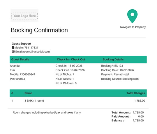 Confirmation Voucher